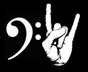 Bass Clef Rock Duces